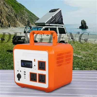 1200W 12V Úti aflgjafi High Power Mobile Power Supply High Capacity Sjálfkeyrandi Tjaldstæði Rafmagnsbilun Aflgjafastöð Orange Pure Sine Wave