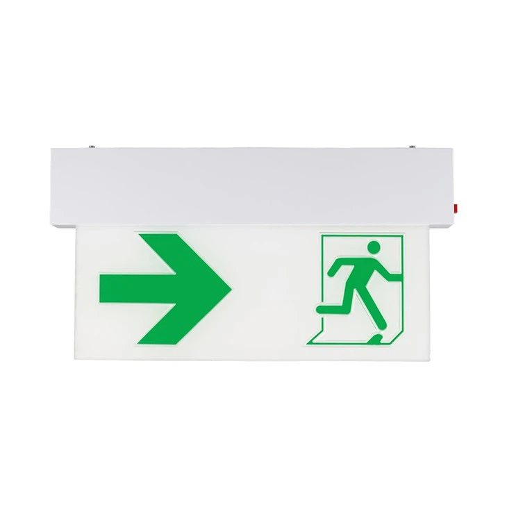 HK Fire Lighting Hanging Wall Mounted Evacuation Sign EXIT Safety Exit Light Running Man Run Right high quality
